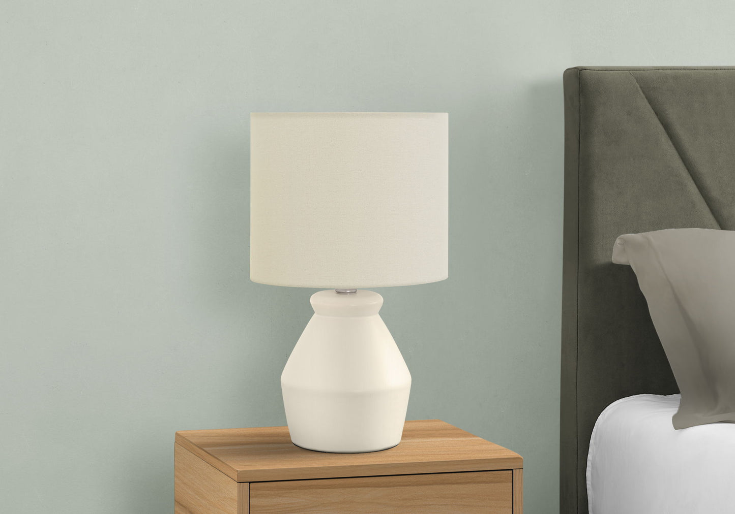 Lighting, Table Lamp Modern - Cream