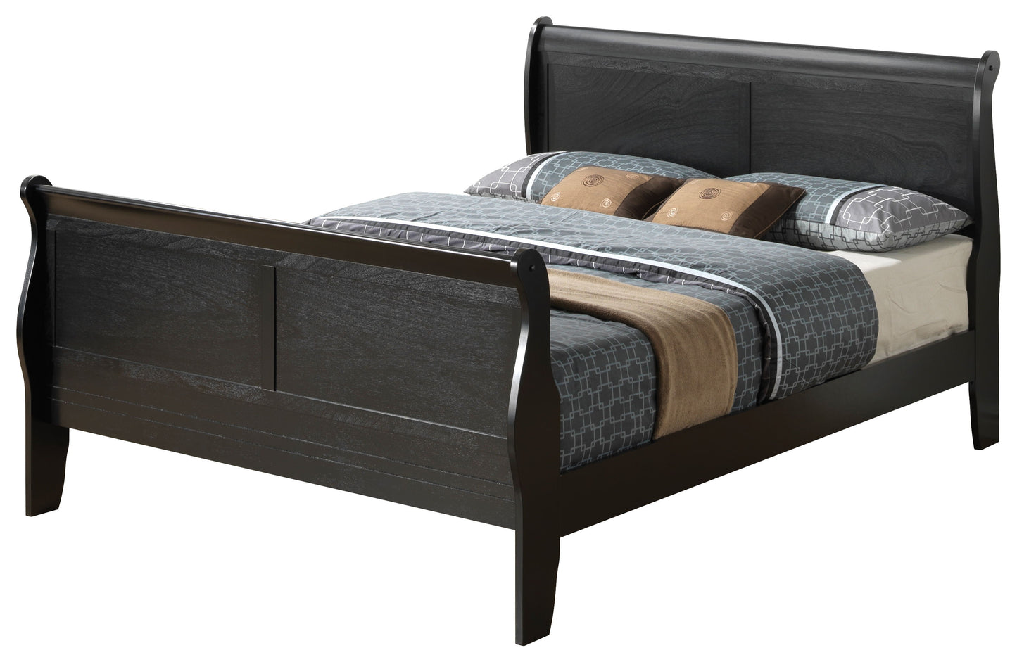 Panel Sleigh Bed