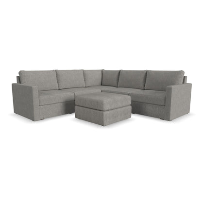 Flex - Sectional with Standard Arm and Ottoman